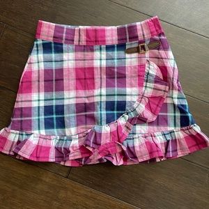 Girls Janie and Jack plaid skirt! Very cute! Only worn once- in new condition!